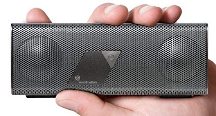 Soundmatters foxLV2 Platiunum Portable Pocket-Sized Bluetooth Speaker (Silver)