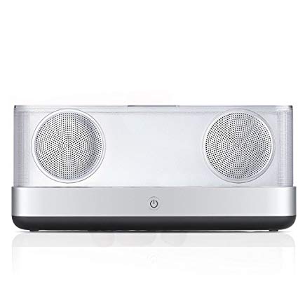 Vidson 4.2 Bluetooth Speaker Cool Transparent Wireless Portable Speaker Enhanced Stereo Sound and Bass 