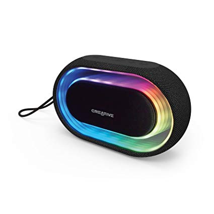 Creative Halo Portable Bluetooth Speaker with Programmable Lightshow