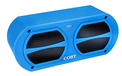 Coby CSBT-309-BLU Portable Bluetooth Speaker (Blue)