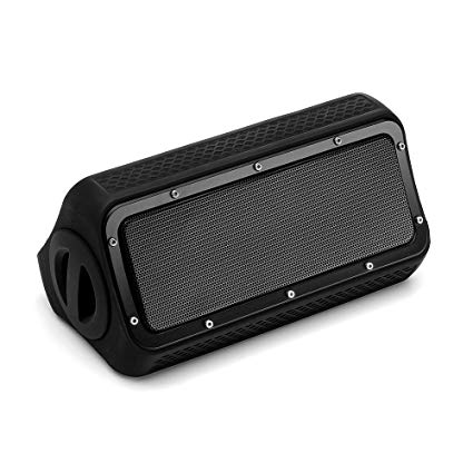 Portable Wireless Bluetooth Speakers V4.2 with TWS Function, Microphone, Enhanced Bass, IPX5 Waterproof Rock Ridge Sound Speaker 10H Playtime,Durable Design for Party,Beach,Camping,Hiking