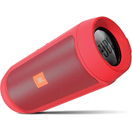 JBL Charge 2+ Splashproof Portable Bluetooth Speaker (Red) (Certified Refurbished)