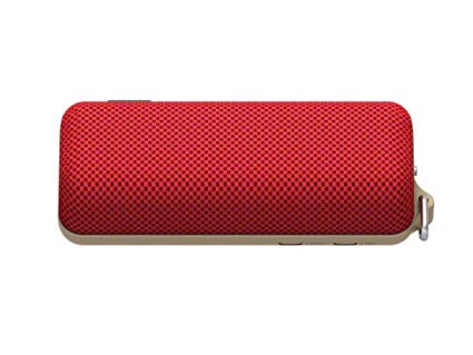 Sony SRSBTS50 Portable Splash-Proof NFC Bluetooth Wireless Speaker System (Red)