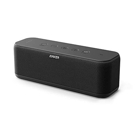 Anker SoundCore Boost 20W Bluetooth Speaker with BassUp Technology - 12h Playtime, IPX5 Water-Resistant, Portable Battery with 66ft Bluetooth Range/Superior Sound & Bass for iPhone, Samsung and more