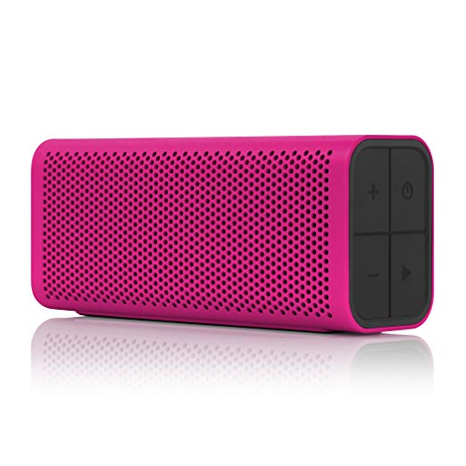Braven B705MBP Portable Wireless Bluetooth Speaker [12 Hours][Water Resistant] Built-In 1400 mAh Power Bank Charger - Magenta