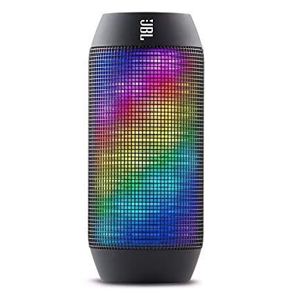 JBL Pulse Wireless Bluetooth Speaker with LED lights and NFC Pairing -Black (Certified Refurbished)