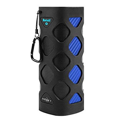 Blue NOIZY Brands Portable Bluetooth Speaker