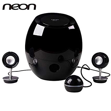Neon electronic Multimedia Bluetooth Computer Video Game Speaker BTS662-37 with Outstanding Design, one Subwoofer and two Tweeter Speaker