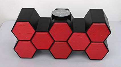 Honeycomb Wireless Bluetooth Portable Speaker Black