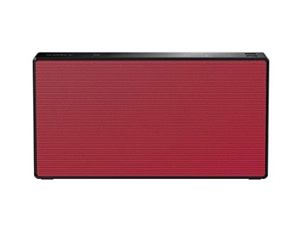 Sony SRSX5 Portable NFC Bluetooth Wireless Speaker System (Red) with Speakerphone
