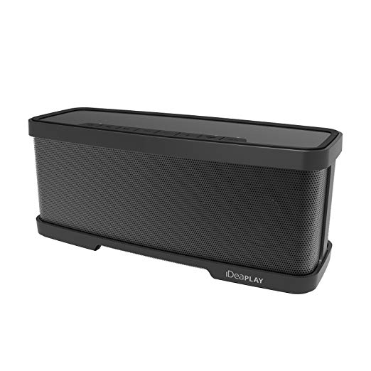 Wireless Bluetooth Speaker with Built-in Mic, 20W Dual-Driver Surround Sound & Strong Bass, including 10W Subwoofer & Dual Passive Radiators, 2 EQ Modes Customized for Any Music