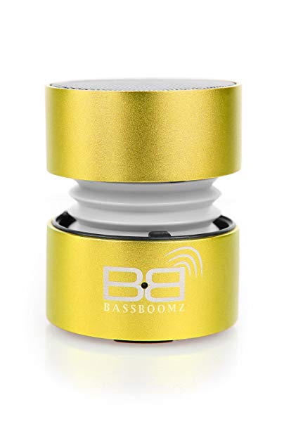 Bassboomz 3w Portable Bluetooth Speaker - Gold