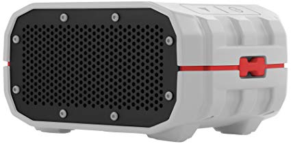 Braven BRV-1 Portable Waterproof Bluetooth Speaker (Grey/Red)