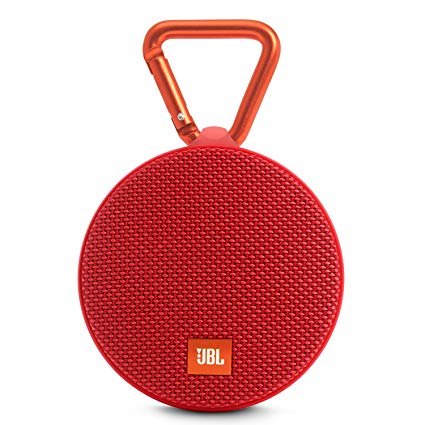 JBL Clip2 Waterproof Bluetooth Wireless Speaker Red