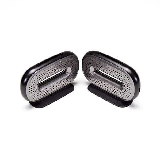 Mini-O Portable Bluetooth Speaker Pair - Pocketable and Powerful with Unparalleled Audio Technology, True Wireless Stereo Sound, High Resolution Audio for iPhone, iPad, Android, and More - Black