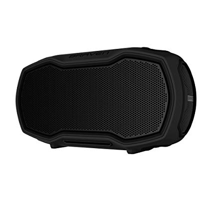 Braven Ready Elite Active Outdoor Portable Speaker [Bluetooth][Wireless][12-Hour Playtime][Voice Control] - Black/Black/Titanium