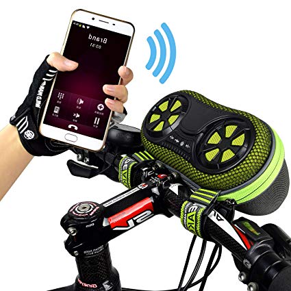 WILDMAN Multi-Function Bicycle Sport Speaker Portable Travel Speaker Case for all Phones iPods MP3 Players Computer Laptop- With USB Cable & Audio Cable,4000mAh Rechargeable Battery