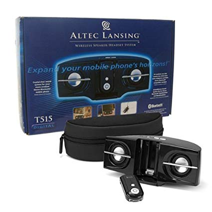 Altec Lansing Wireless Mobile/Cell Phone Handsfree Bluetooth Headset/Speakerphone Notebook/Laptop/CD/MP3 Player Portable Stereo Audio Speaker System