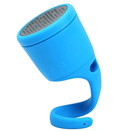 BOOM Swimmer DUO - Dirt, Shock, Waterproof Bluetooth Speaker with Stereo Pairing (Blue)