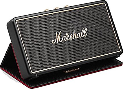 Marshall Stockwell Portable Bluetooth Speaker with Case, Black (4091451)