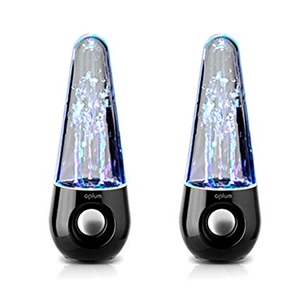 Aplum aqua LED Water Jet Speakers Water dance speaker, Colorful LED lights powerful 6W rate powerful and quality sound Audio Speakers