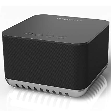 Mass Fidelity Core 120W Portable HiFi Wireless Speaker System in Black with Holographic Sound and iOS Android Compatibility in Black