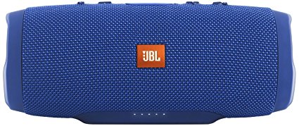 JBL Charge 3 Waterproof Bluetooth Speaker -Blue (Certified Refurbished)