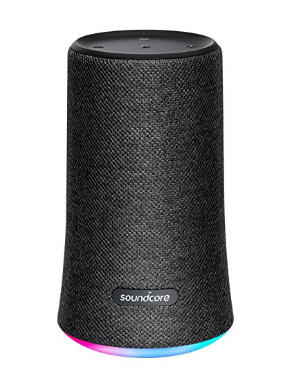 Soundcore Flare Portable Bluetooth 360° Speaker by Anker, with All-Round Sound, Enhanced Bass & Ambient LED Light, IPX7 Waterproof Rating and Long-Lasting Battery Life