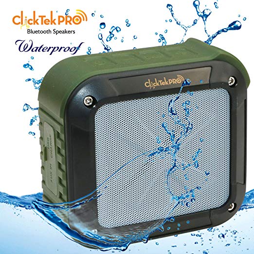 Wireless Bluetooth Speakers - Best Portable Speakers - Waterproof, Dust Proof, Shock proof - For Home, Shower, Car, Traveling, Beach - Pairs with iPhone, iPad, Laptop, iPod and all bluetooth device