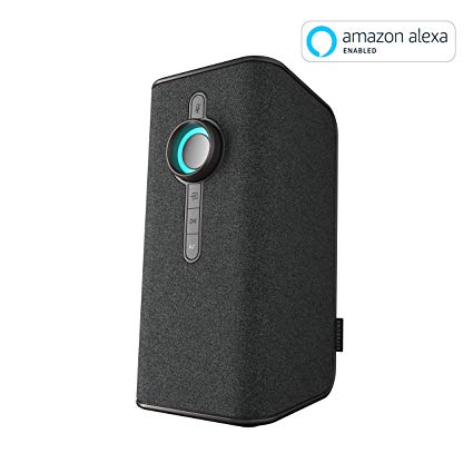 KitSound Voice One Alexa Enabled Smart Speaker Room Filling Signature Sound-Grey