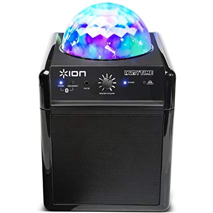 Ion Power Bluetooth Wireless Speaker System with Disco Party LED Lights - iPA19C (Certified Refurbished)